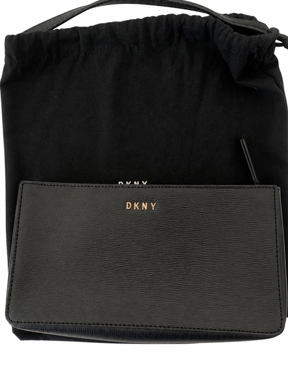 NEW DKNY Bryant Genuine Saffiano Leather Crossbody Purse - Picture 7 of 8